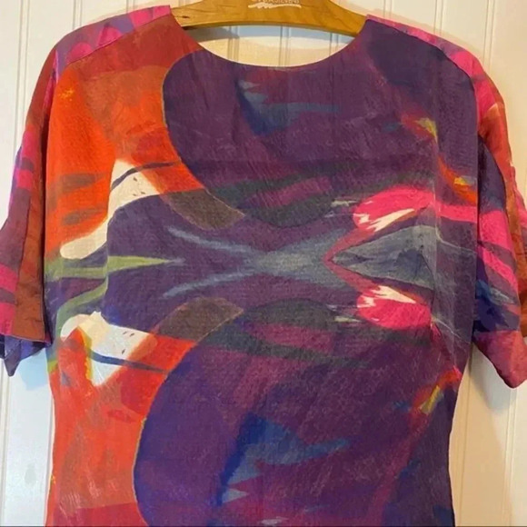 Tory Burch Watercolor Sheath Dress - Picture 1 of 14